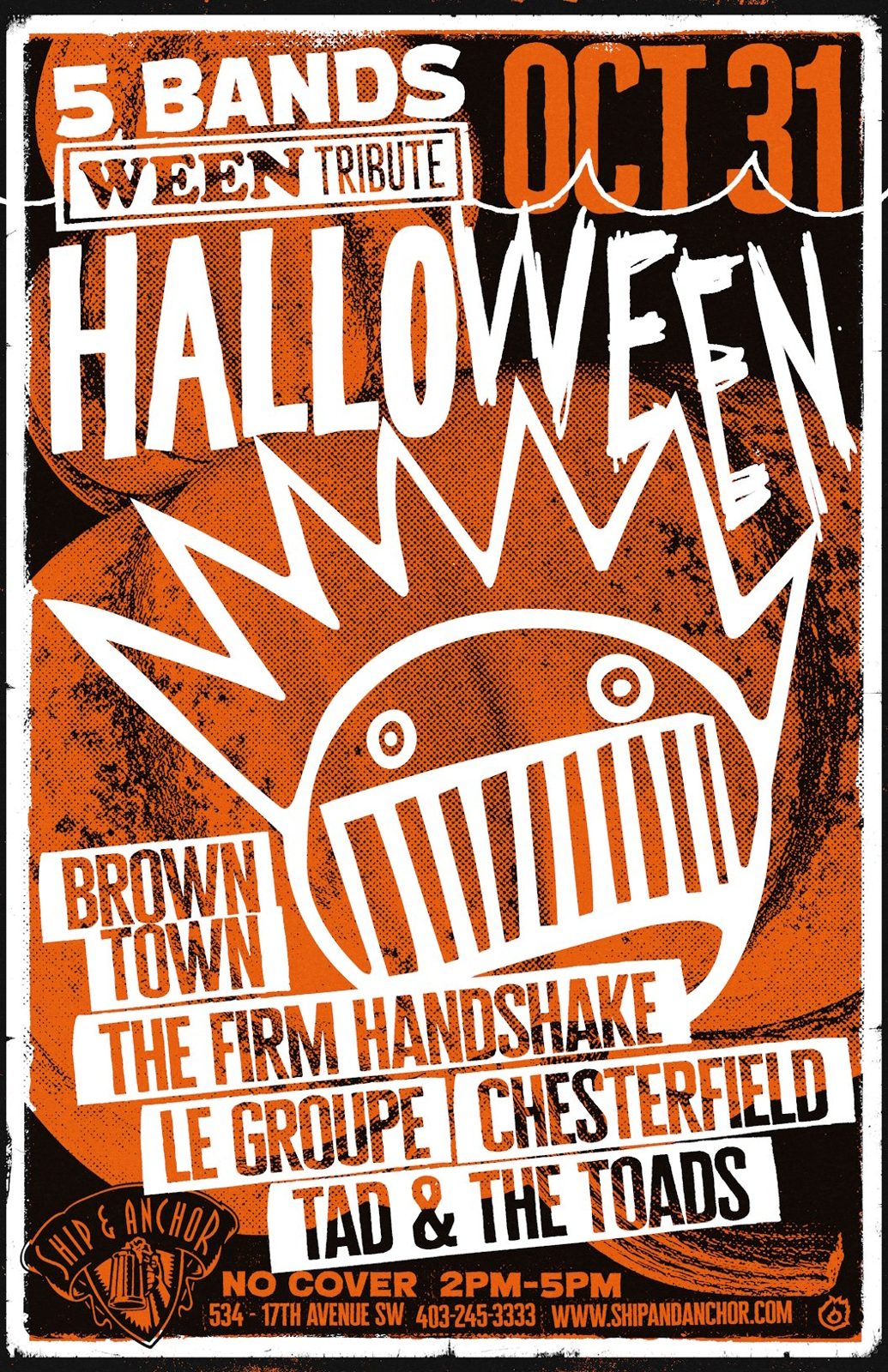HalloWEEN at The Ship Saturday Showcase – (Free Show)